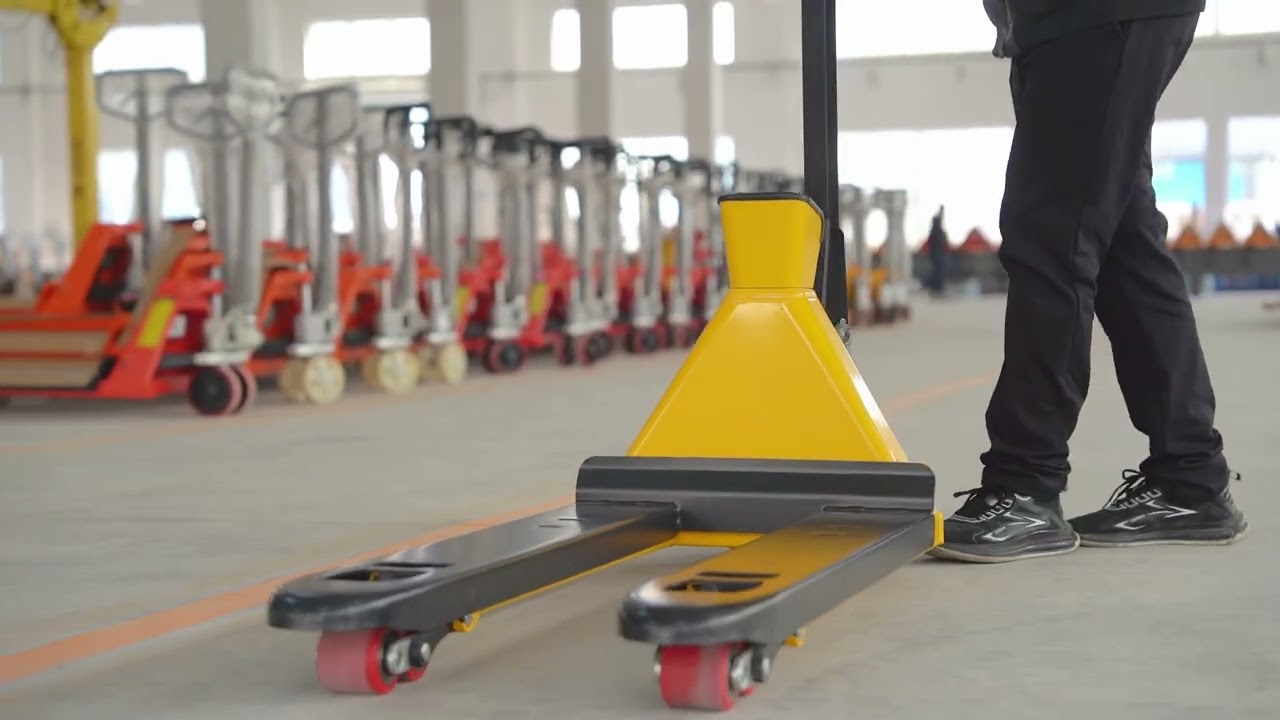 Analog Scale Pallet Truck#materialhandlingequipment 
