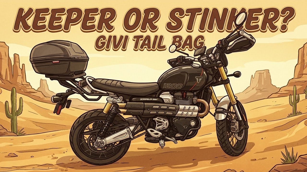 Triumph Scrambler 1200 XE - Установка и обзор задних кофров Givi
