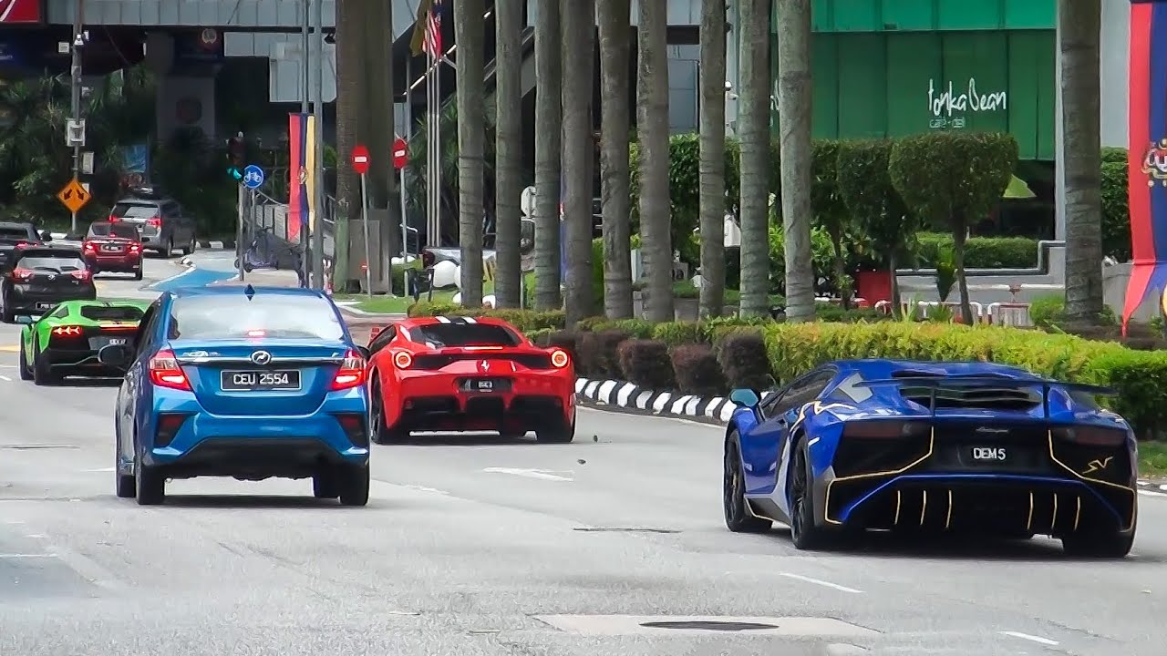 SUPERCARS in MALAYSIA February 2025 | Chasing Lamborghinis and Ferraris!!!