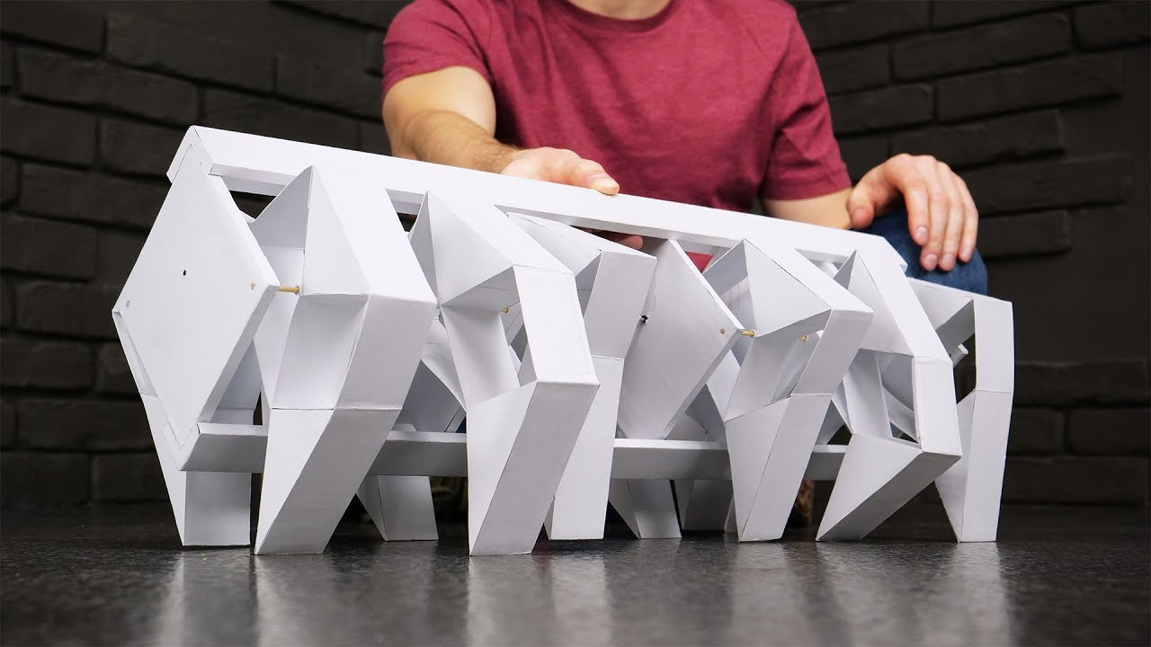 DIY Walking Robotic Creature Strandbeest