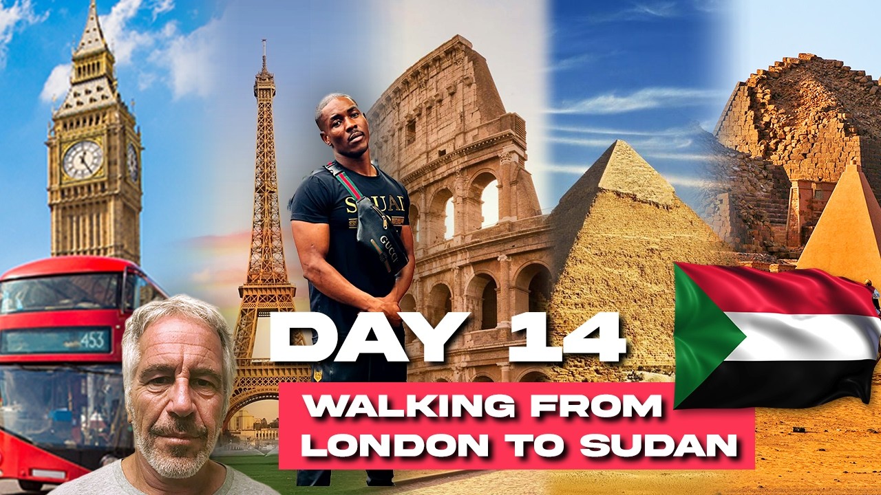 Day 14 Walking from London to Sudan on foot 🦶