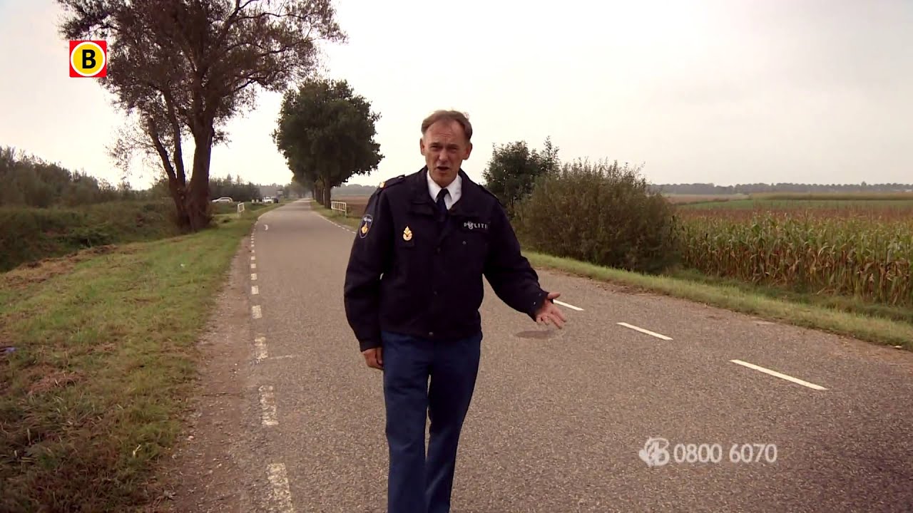 Wielrenner van fiets geduwd door motorrijder in Den Bosch 27-09-2014