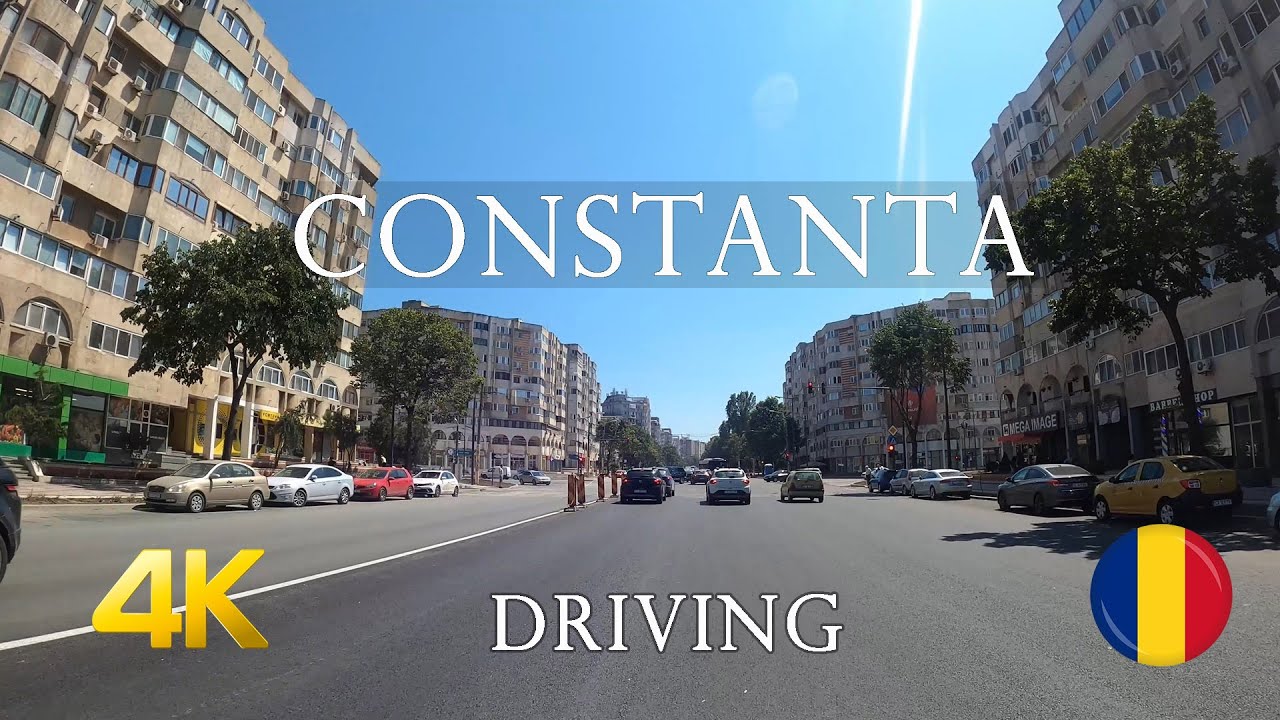Constanța 4K Driving Summer 2023 - Констанца - Mamaia - Мамая