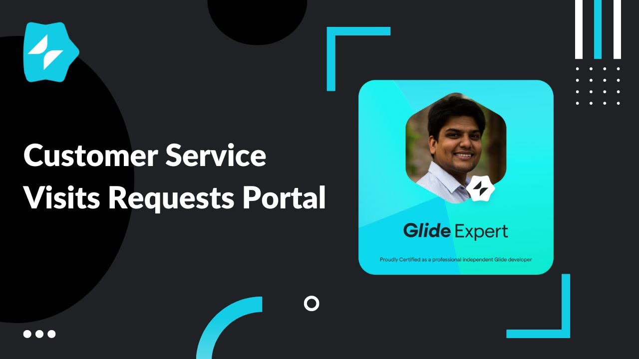 Glide App Example: Customer Service Visits Portal using @glideapps