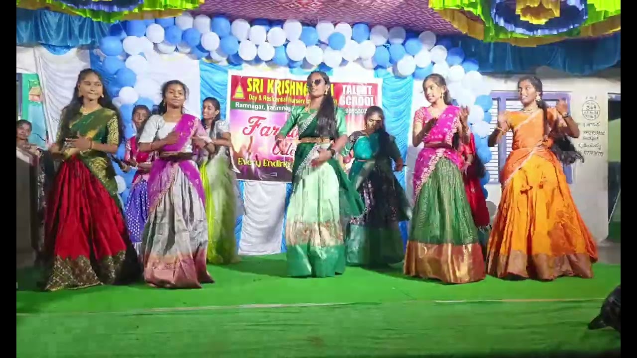 Sri Krishnaveni Talent School ramnagar karimnagar (💥💫 farewell day celebrations 💥💫) 8/2/2025