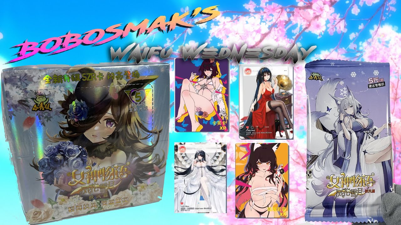 LOVELY! Waifu Wed: Goddess Story - NS-5M09 trading card unboxing!