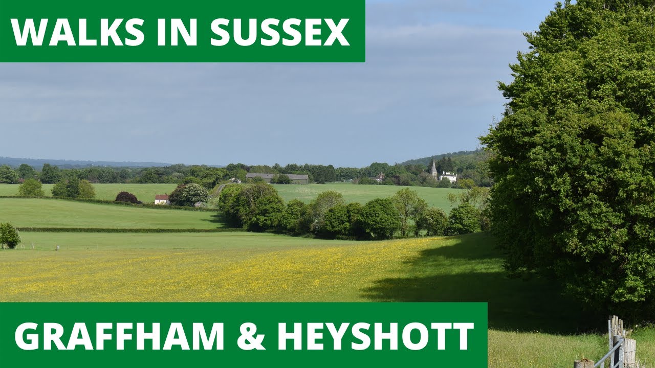WALKS IN SUSSEX at GRAFFHAM & HEYSHOTT (SOUTH DOWNS NATIONAL PARK) (4K)
