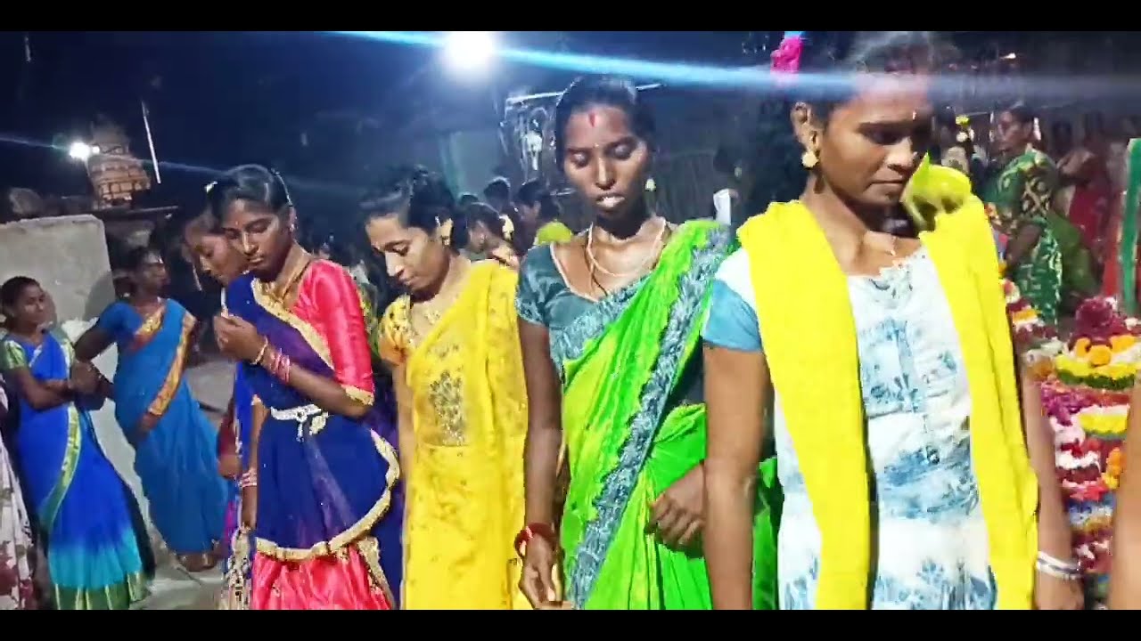 బతుకమ్మ పండుగ ౹౹ మహిళల సంబరాలు #కుష్ణపల్లి