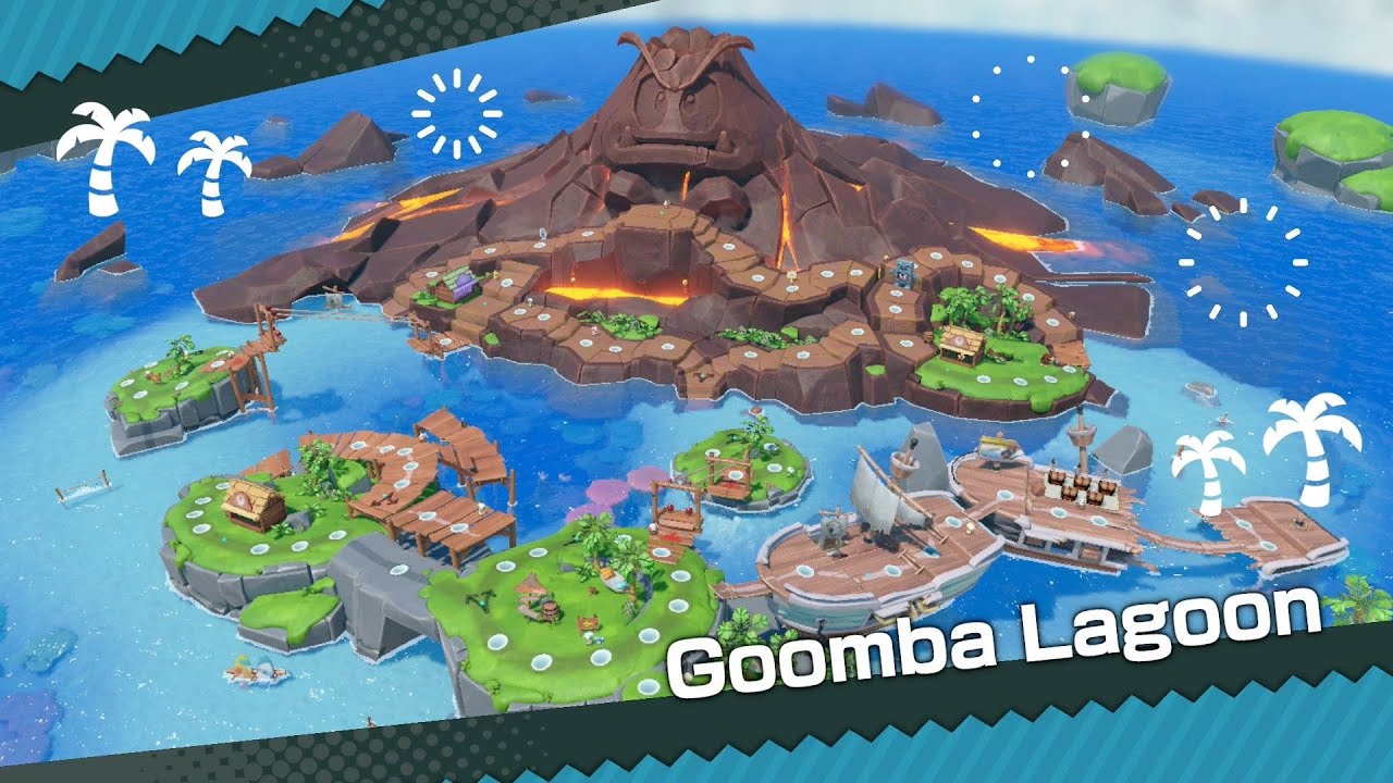 Super Mario Party Jamboree // Goomba Lagoon (All Mini Stars) - 100% Walkthrough