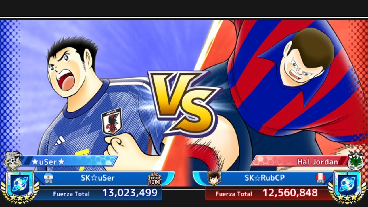 Captain Tsubasa Dream Team PvP Online SS3 Rank - JAPO Vs CLUBES