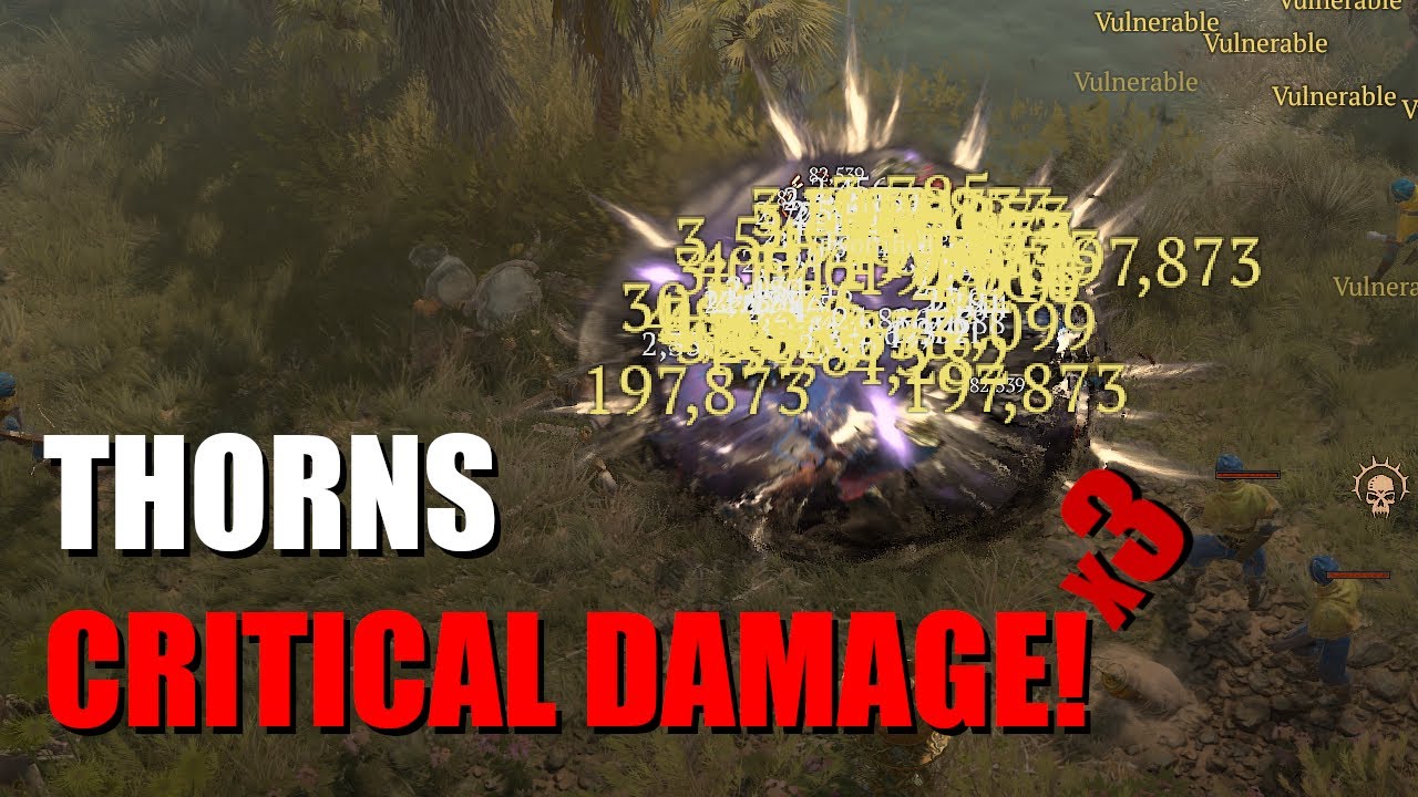 Diablo 4 - Thorns - Critical Damage or Other Damage Affixes?