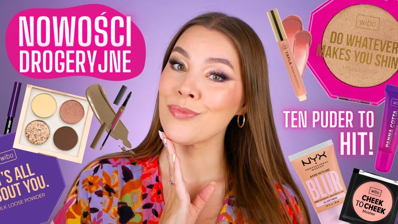 NOWOŚCI DROGERYJNE! 💜 Ten PUDER to absolutny HIT! ROZŚWIETLACZ z piekła rodem?! WIBO SZALEJE! 😮