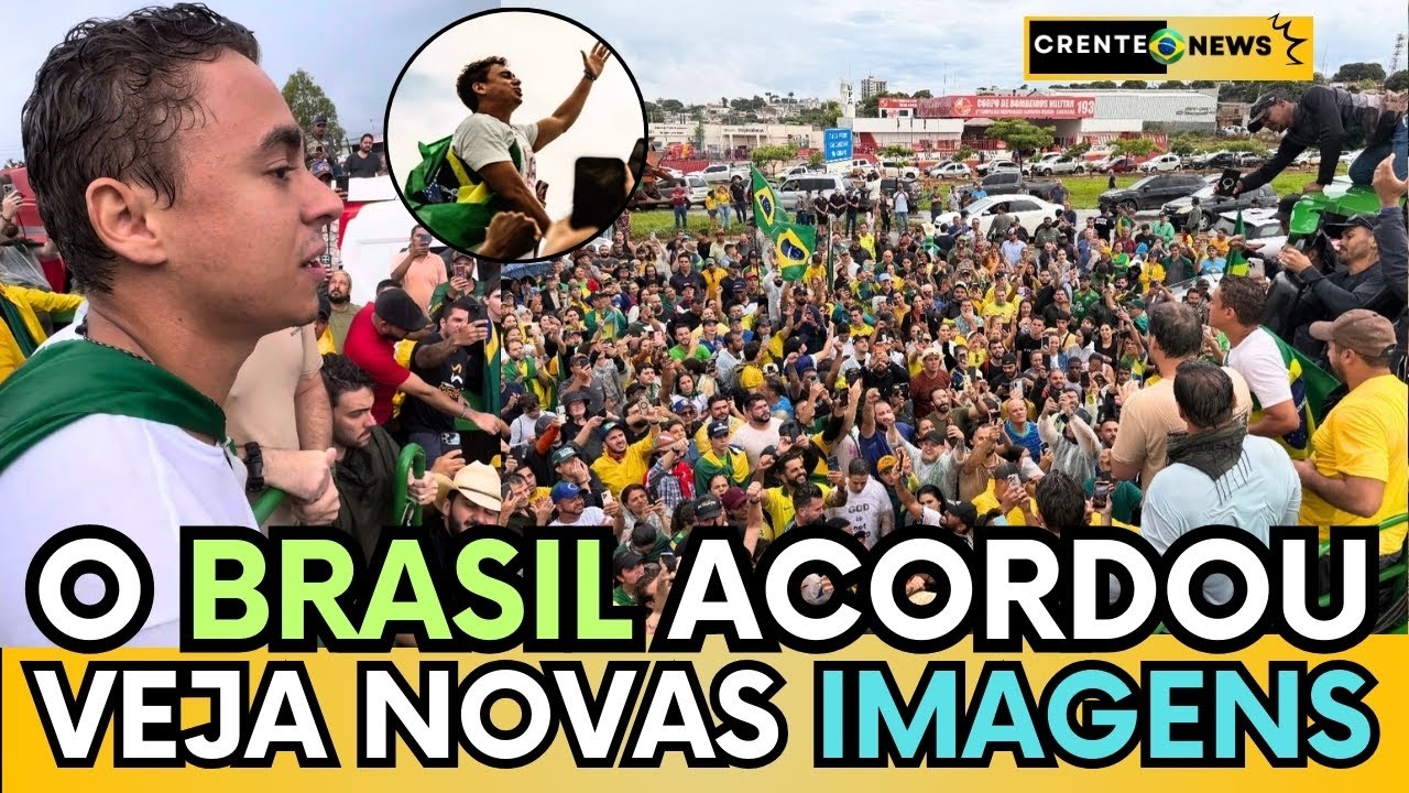 🔥🇧🇷 MULTIDÃO DE PATRIOTAS: NIKOLAS, GAYER E JORDY NO 4º DIA CAMINHADA PELA LIBERDADE RUMO A BRASÍLIA