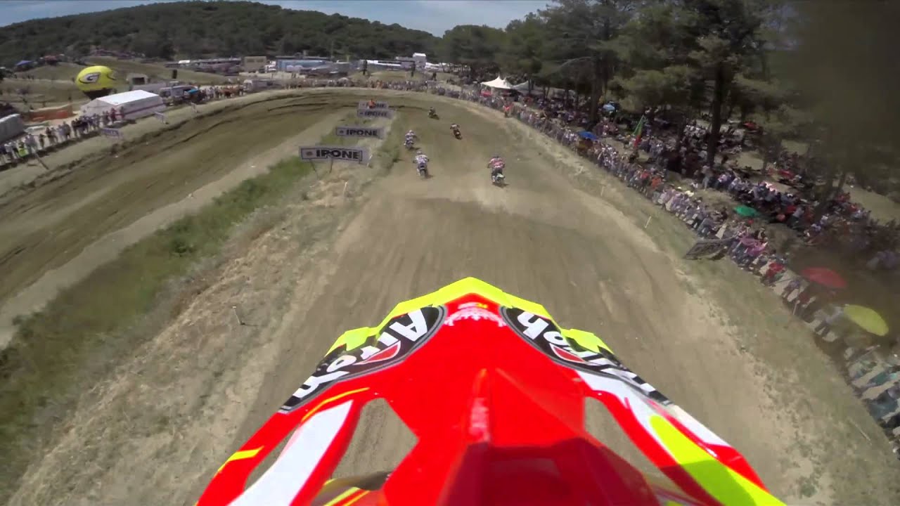 GoPro HD: Antonio Cairoli Moto 1 FIM World Motocross Championship Talavera, Spain