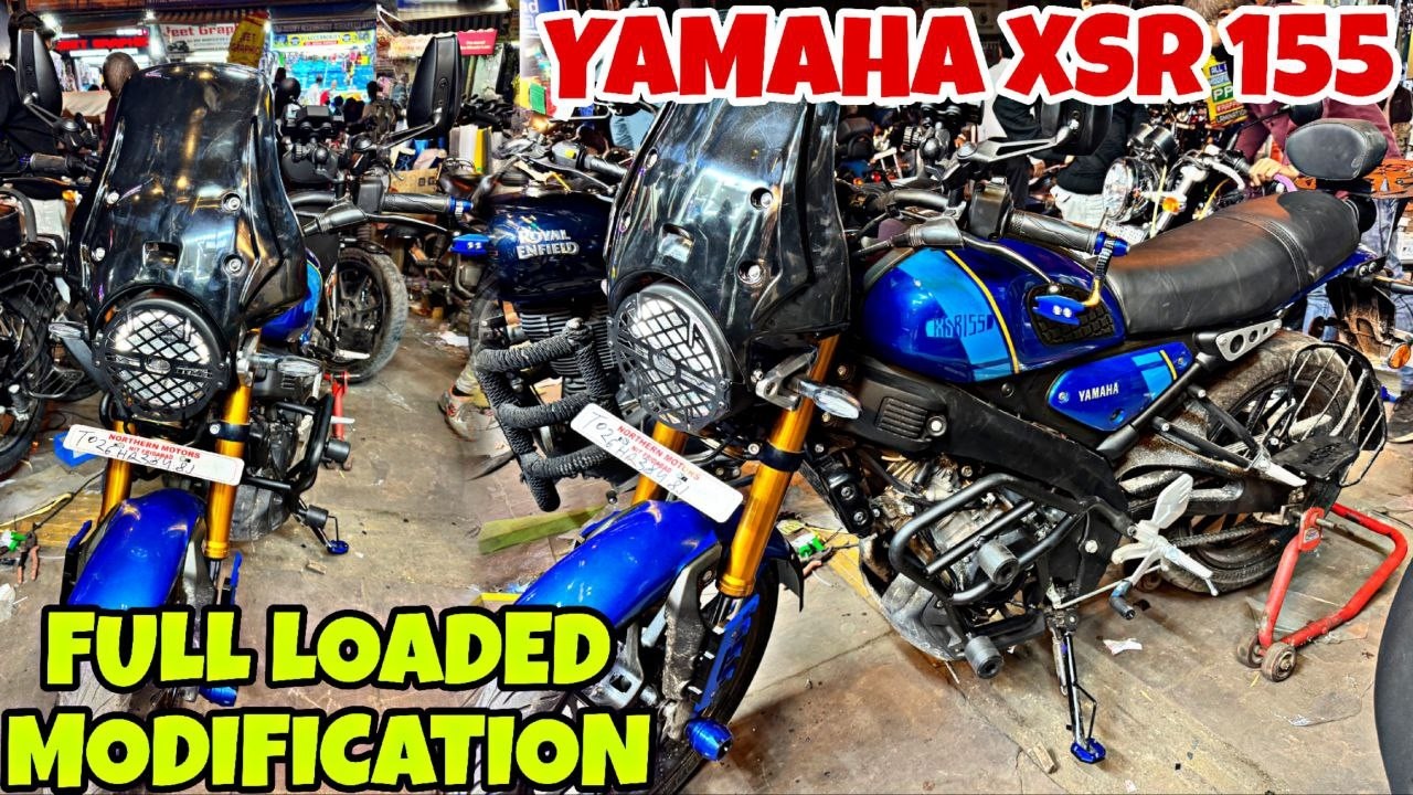 YAMAHA XSR 155 Ki puri Loaded Full Modification | Kuch bhi nahi chora | Unique Modified |