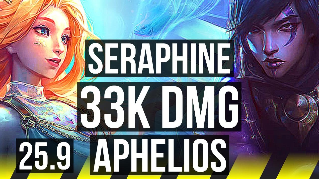 SERAPHINE & Braum vs APHELIOS & Karma (ADC) | 5k comeback, Legendary, 33k DMG | EUW Diamond | 25.9