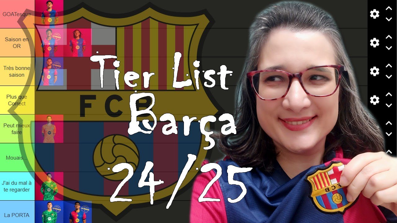 Je CLASSE les joueurs du BARCA | Tier List ❤️💙