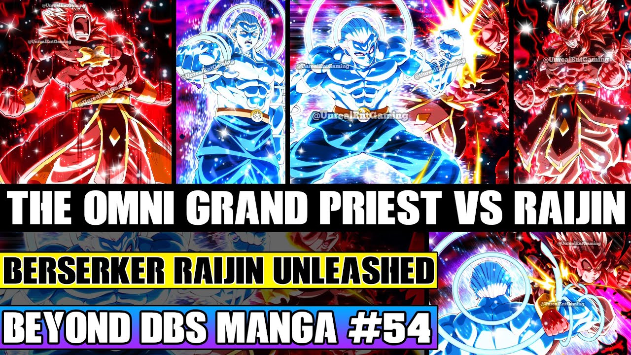 Beyond Dragon Ball Super The Omni Grand Priest Vs Demon God Raijin Begins! Berserker Raijin Awakens