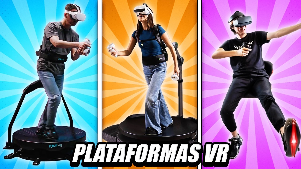 Top Plataformas VR Omnidireccionales 😲 | Andadores Virtuales Estilo Ready Player One