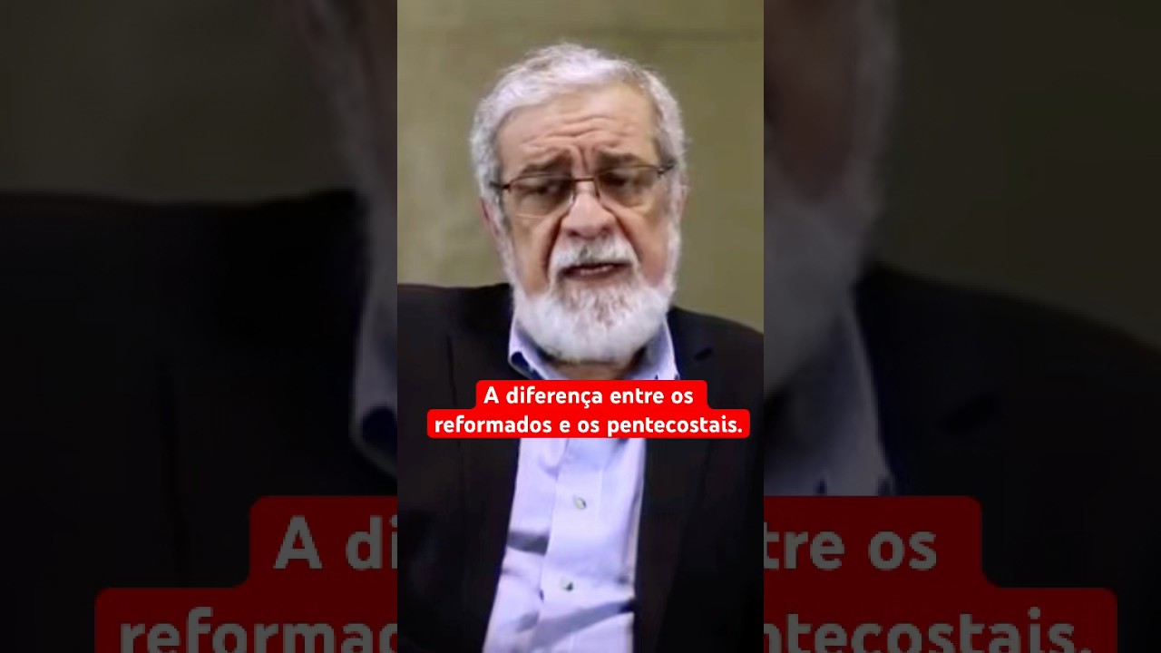 Qual a diferen&ccedil;a entre os reformados e os pentecostais? #augustusnicodemus #exegesebiblica #b&iacute;blia
