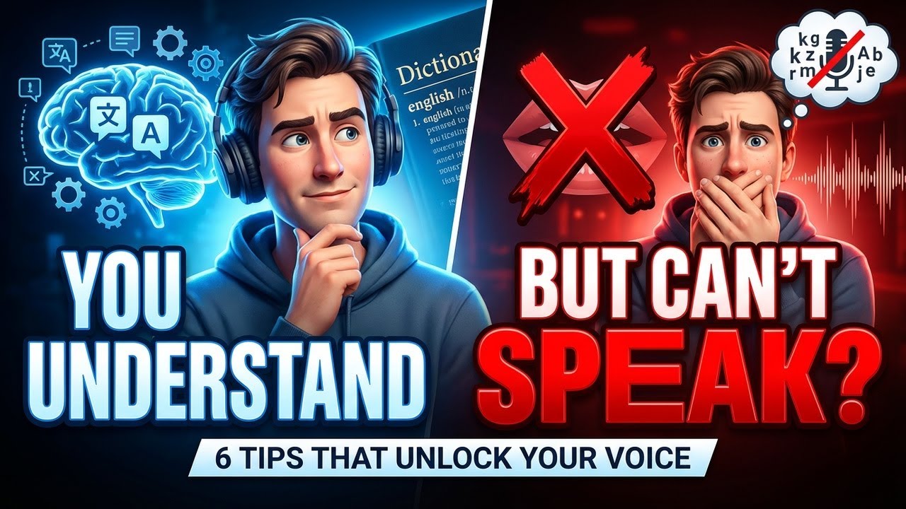 Why You Understand English But Can't Speak – 6 Tips That Actually Work | Atlas Learn English