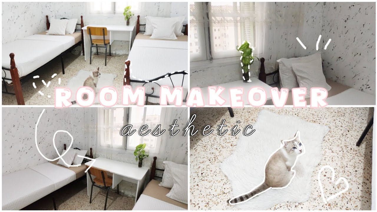 غيرت ديكور غرفتي بنفسي🌷•جولة في غرفتي✨🤍| Aesthetic Room makeaver 2024