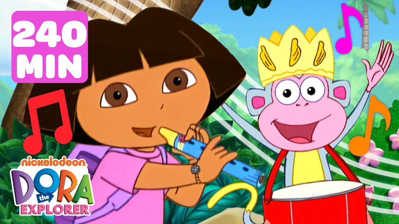 Every Song in Dora the Explorer for 240 Minutes! 🎶 | Dora & Friends