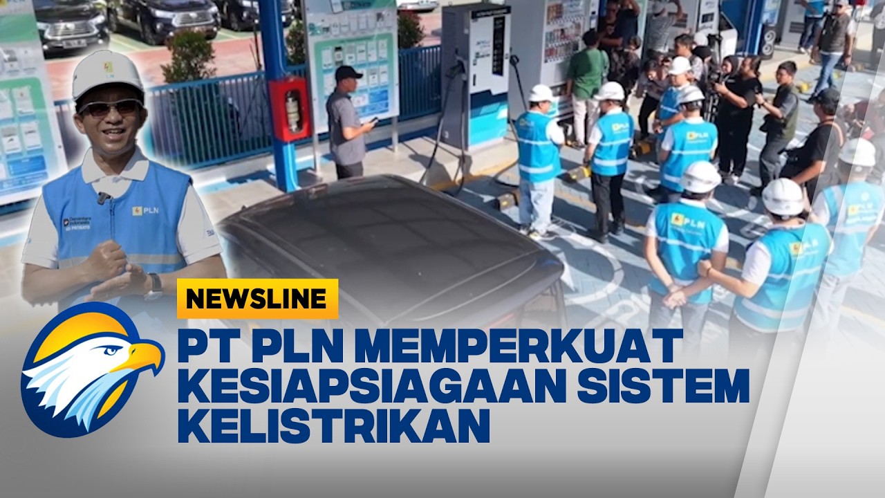 Dukung Mudik Kendaraan Listrik, PLN Pastikan SPKLU Siap di Jalur Utama - [Newsline]