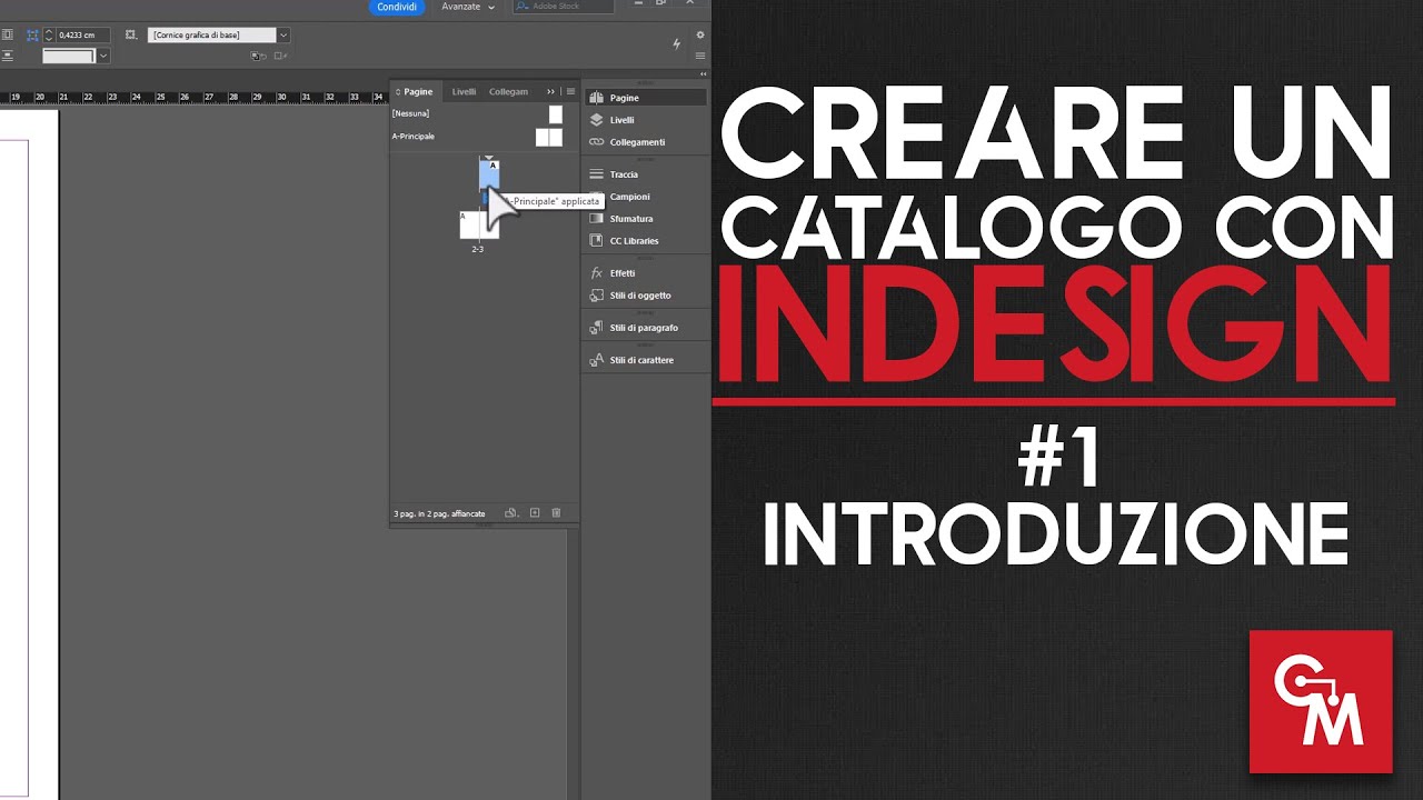 Creare un catalogo con InDesign - #1 - Introduzione