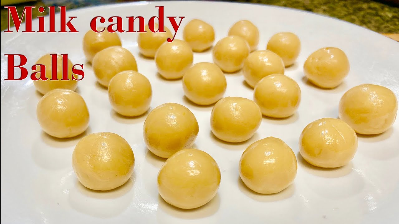 Milk candy balls just in 10 minutes l Condensed milk candy balls