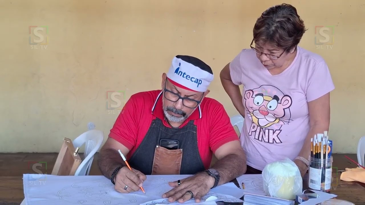 Curso de Pintura sobre Tela en Mazatenango | Apoyo de INTECAP