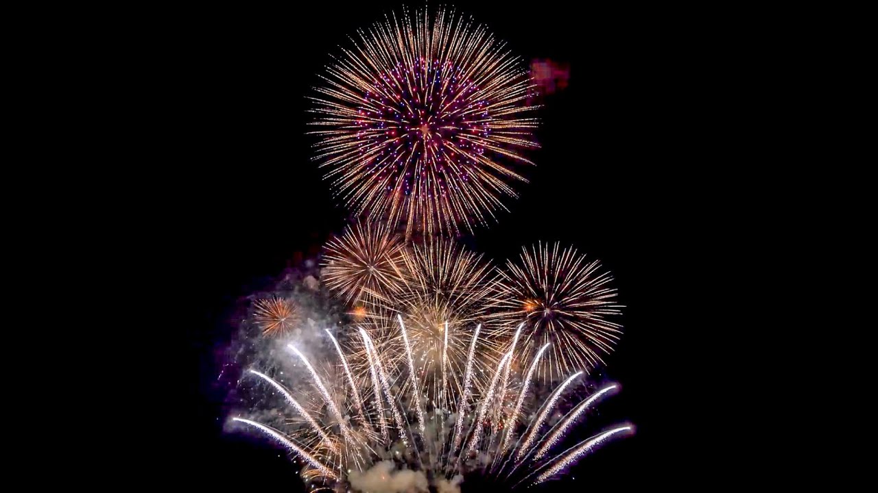 【4K】2020 花火通り商店街七夕花火 フィナーレ「ミュージックスターマイン」