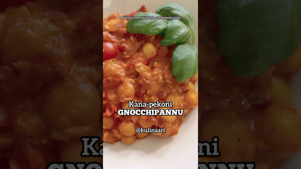Kana-pekoni gnocchipannu