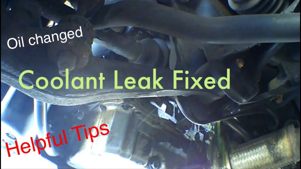 Honda Prelude 2.2 Oil cooler Coolant Leak Fixed! Upper Hose and Oil Change.