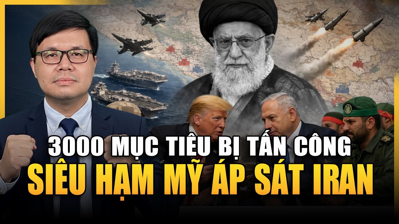 Mỹ Dồn Ba Hàng Không Mẫu Hạm Tới Trung Đông: Iran Trước Nguy Cơ Bị Bóp Nghẹt