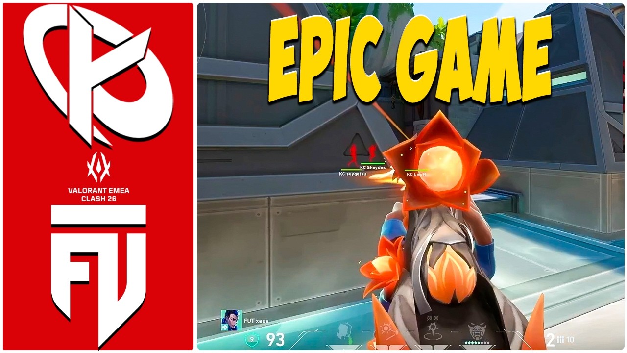 NEW ROSTER! Karmine Corp vs FUT Esports - HIGHLIGHTS - VALORANT EMEA Clash 2026 | FUT vs KC