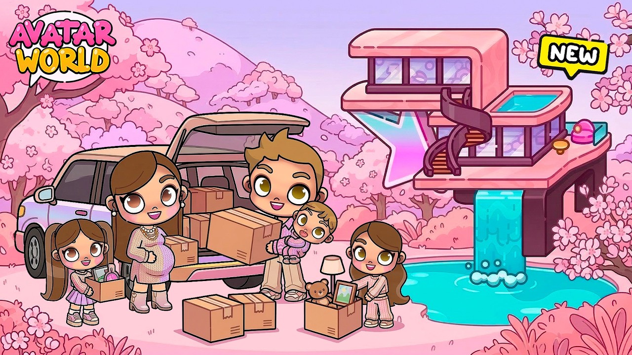 NOS MUDAMOS a la NUEVA MANSION GALXE 🏘️📦🌟 en Avatar World