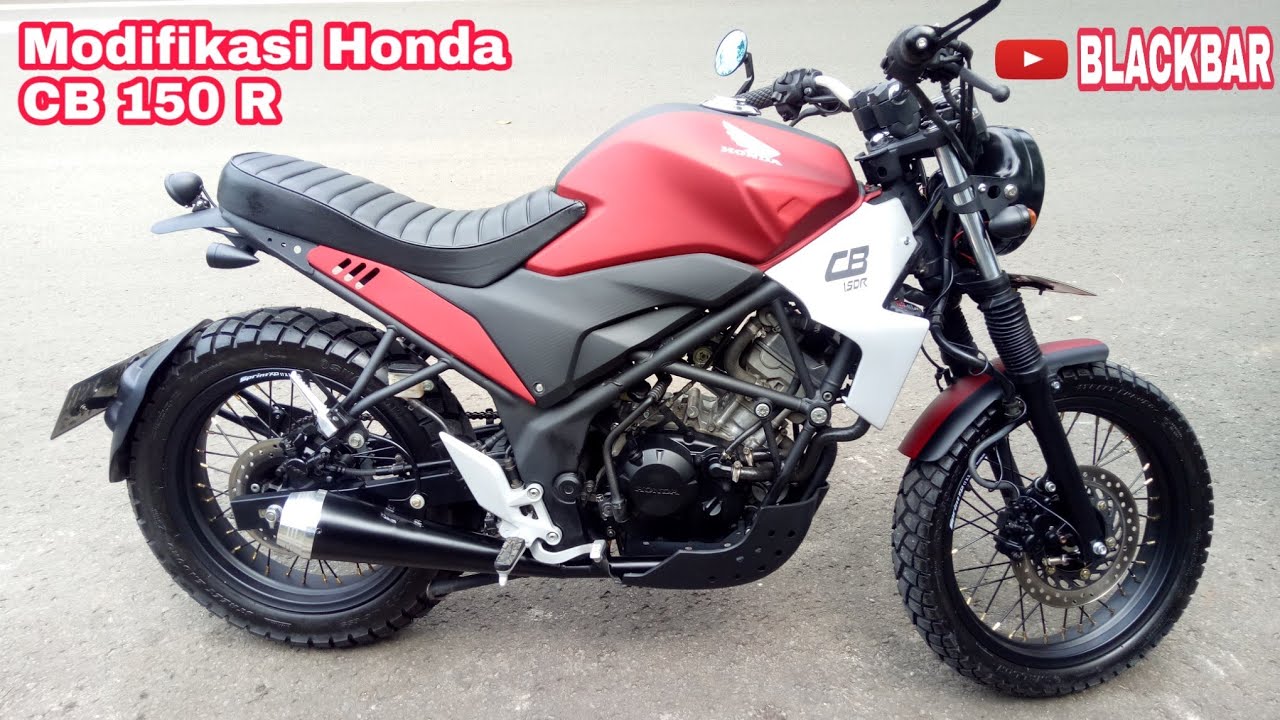 Modifikasi Honda CB 150 R ( @blackbarchannel )