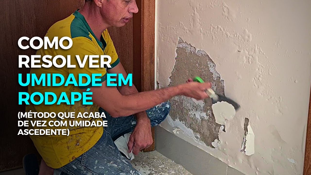 COMO RESOLVER UMIDADE EM RODAPÉ - IMPOSSIVEL DIZER QUE NÃO FUNCIONA (UMIDADE ASCEDENTE)