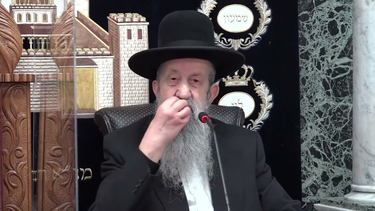 הרב בן ציון מוצפי - הכנה לפסח מוצאי שבת פרשת ויקרא בית כנסת היזדים ניסן תשפ