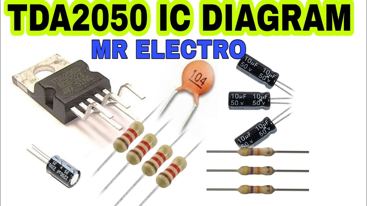 2050 ic Amplifier full Diagram and component value