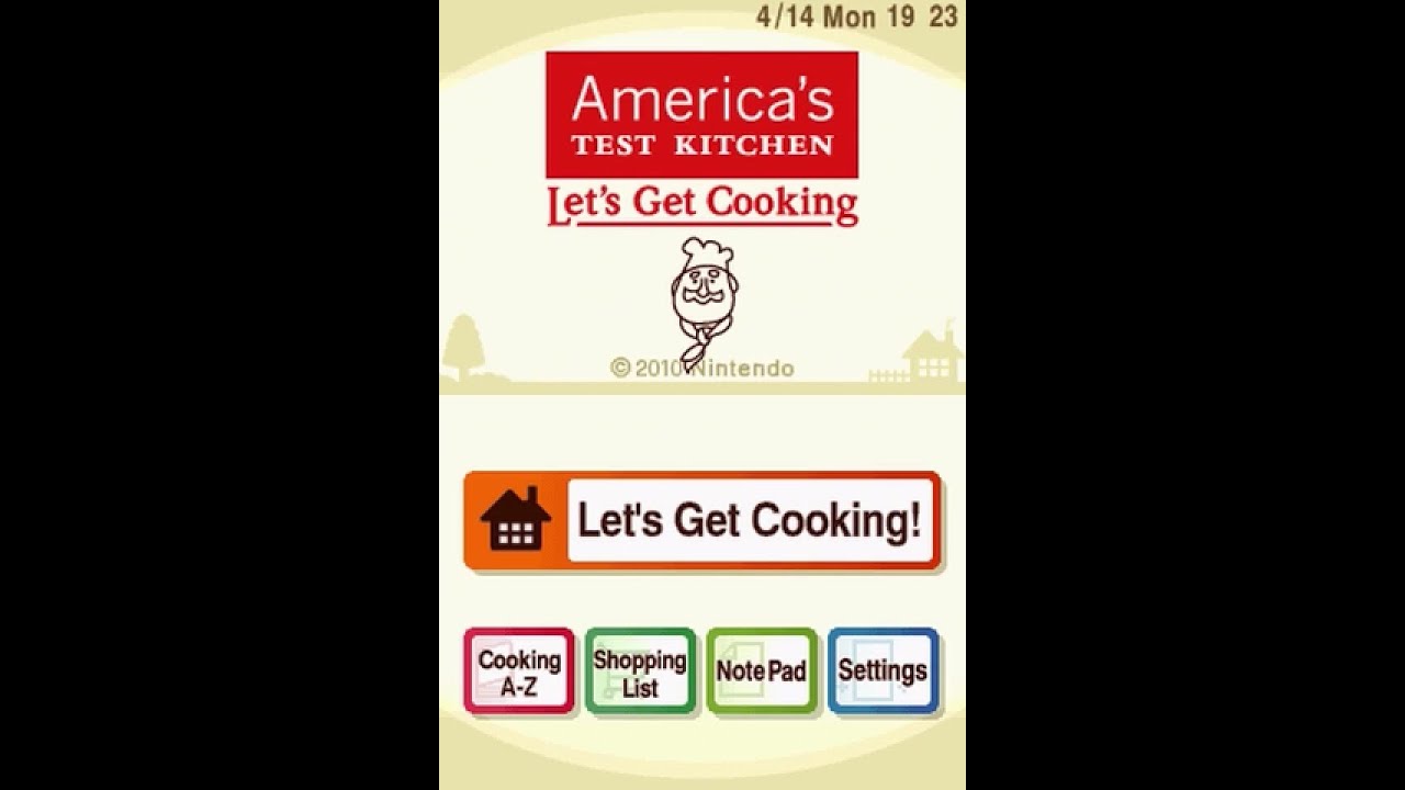 America's Test Kitchen: Let's Get Cooking (DS, USA) Playthrough