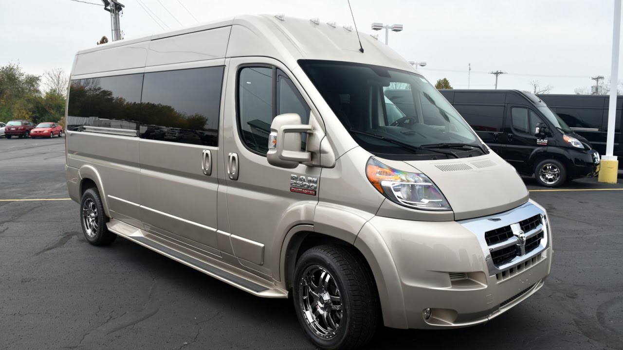2017 Ram ProMaster 9 Passenger High-Top Conversion Van By Sherry Vans - Quick Walkthrough |  27757T