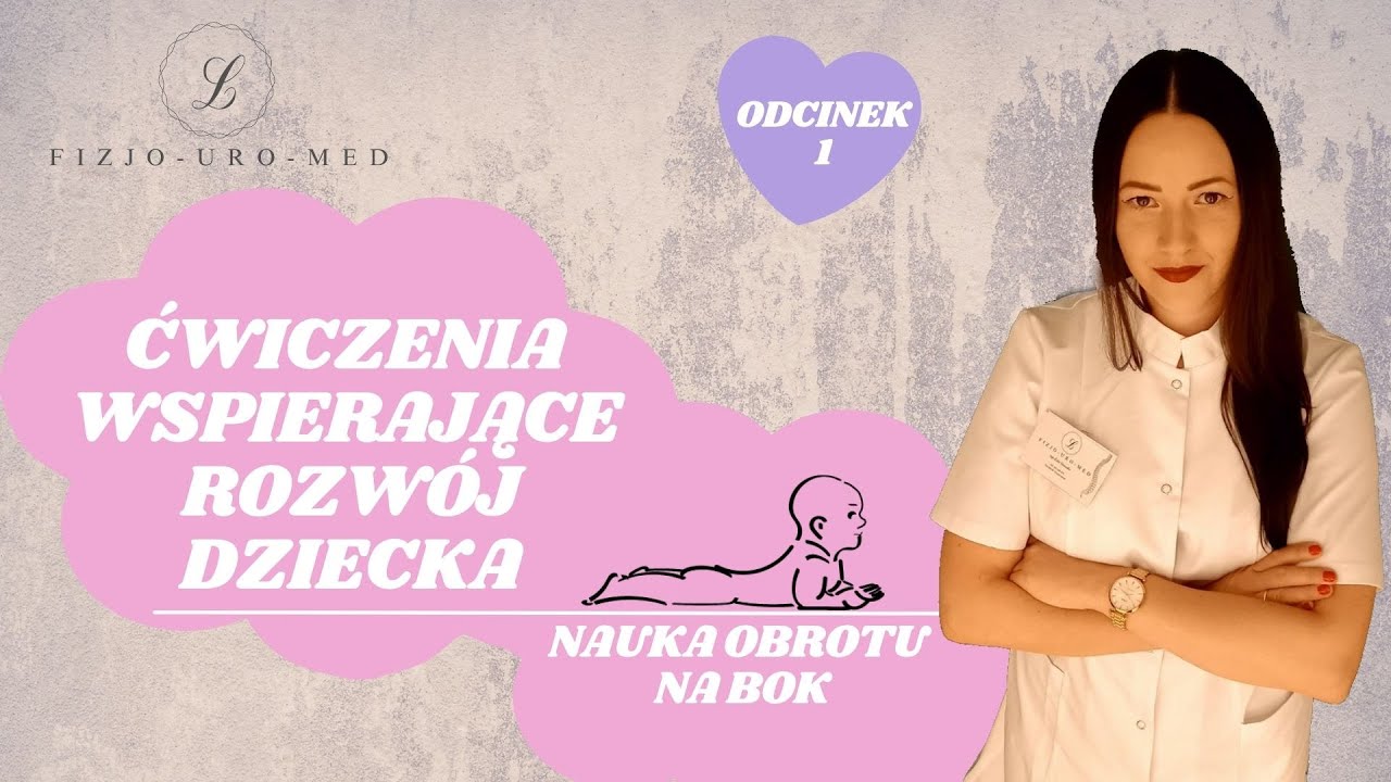 Nauka obrotu na bok Niemowląt