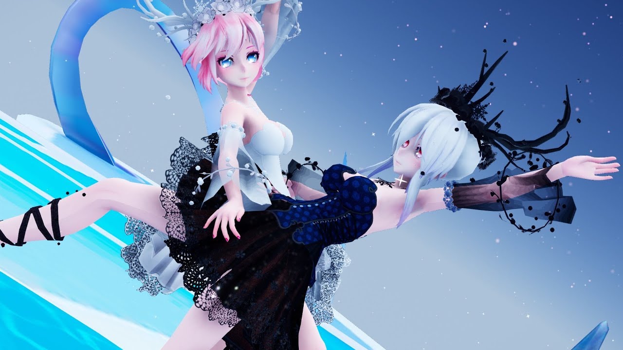 【MMD】Dive to Blue 「Cover dance By Haku, Luka」