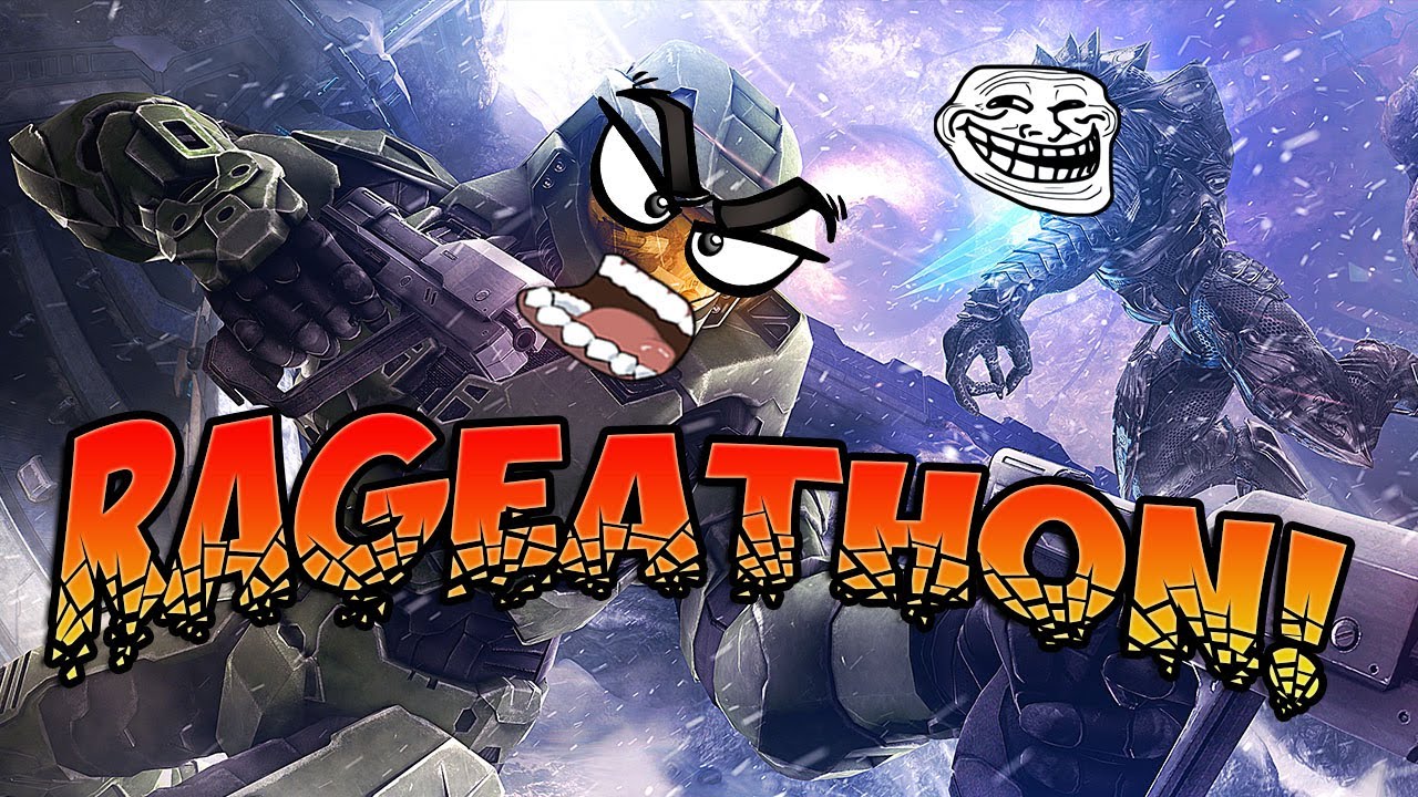 TRY NOT TO LAUGH! Halo 3 Rage Montage!