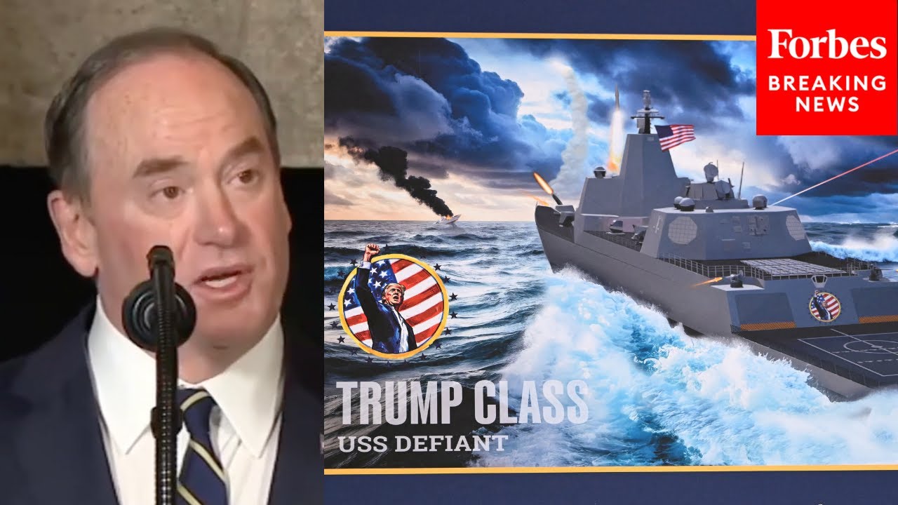 Navy Secretary: New Trump-Class USS Defiant Will 'Be A Source Of Pride For Every American'