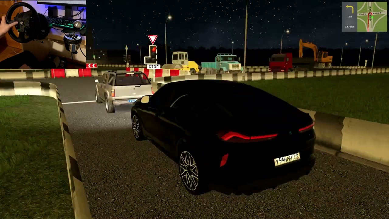 City Car Driving - BMW X6M Competition F96 2020 | Thrustmaster T300RS