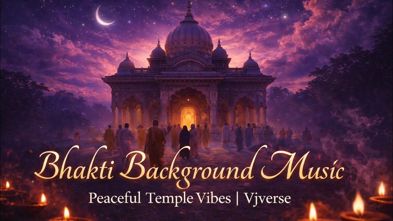 Powerful Temple Bhakti Music | Meditation & Spiritual Background | Vjverse