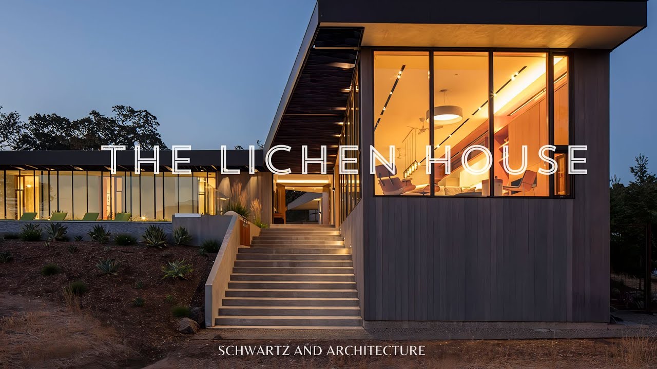 Дизайн дома, гармонично вписывающийся в окружающую природу долины Сонома в Калифорнии.